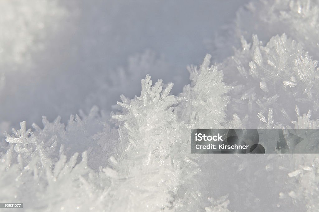 Snow Crystal  Bizarre Stock Photo