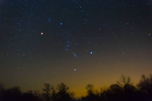 istock closeup orion constellation on a night sky background 935311250