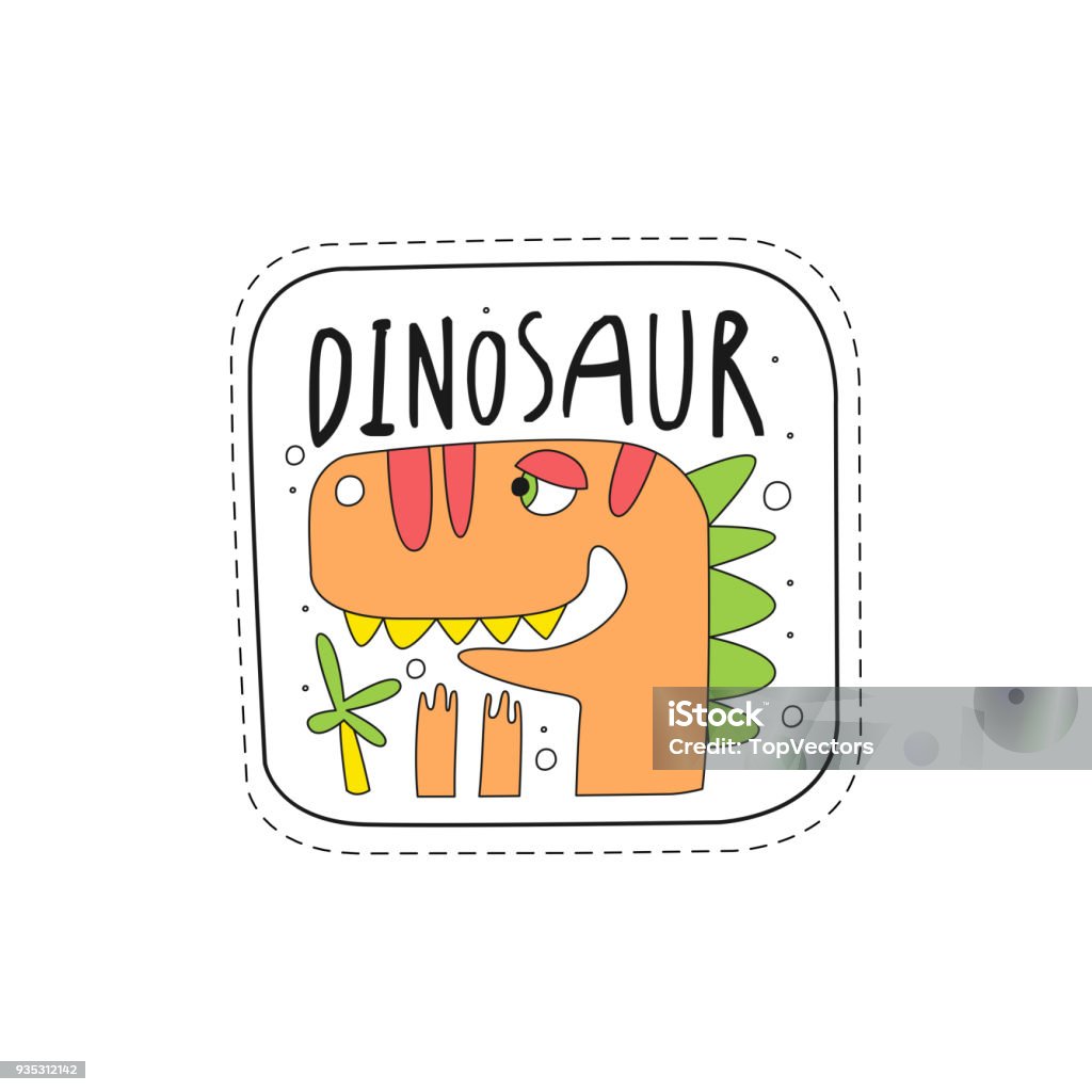 Huy Hiệu Vá Khủng Long Dễ Thương Nhãn Dán Động Vật Hoạt Hình Trẻ ...