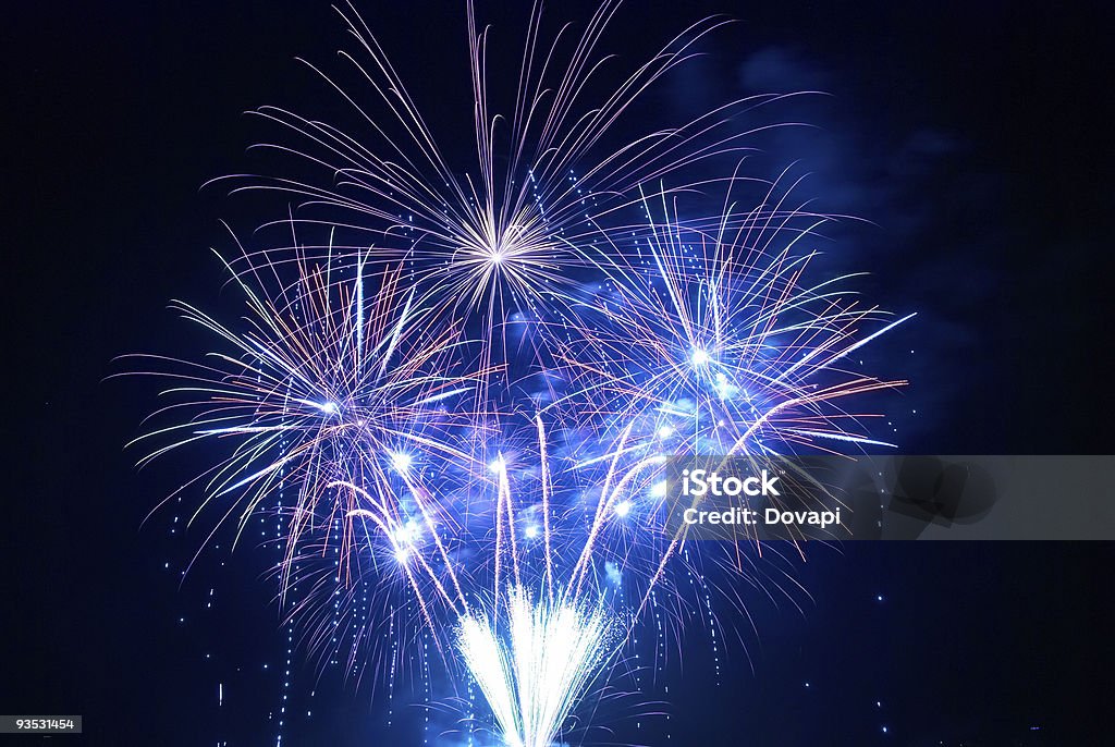 Beautiful fireworks  Abstract Stock Photo