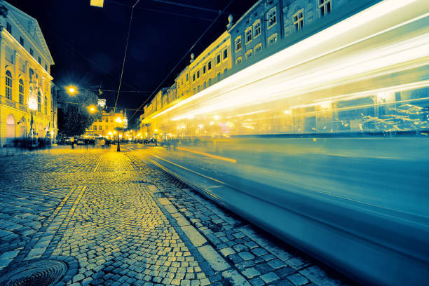 istock Dark night paved the street 935321668