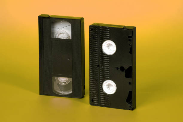 istock video tape on yellow background 935324996