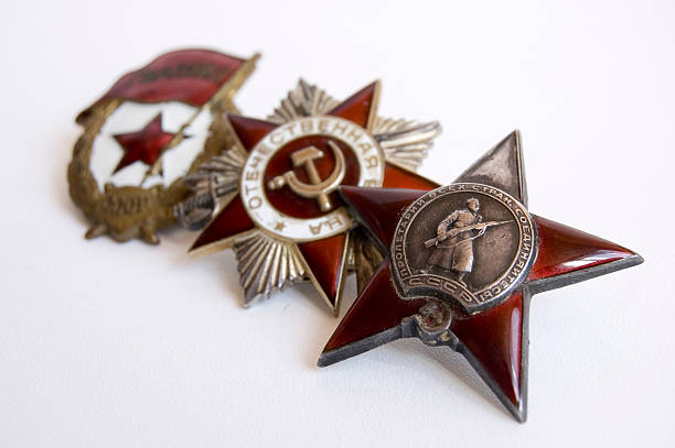 istock The medal of soviet heroes 93532667