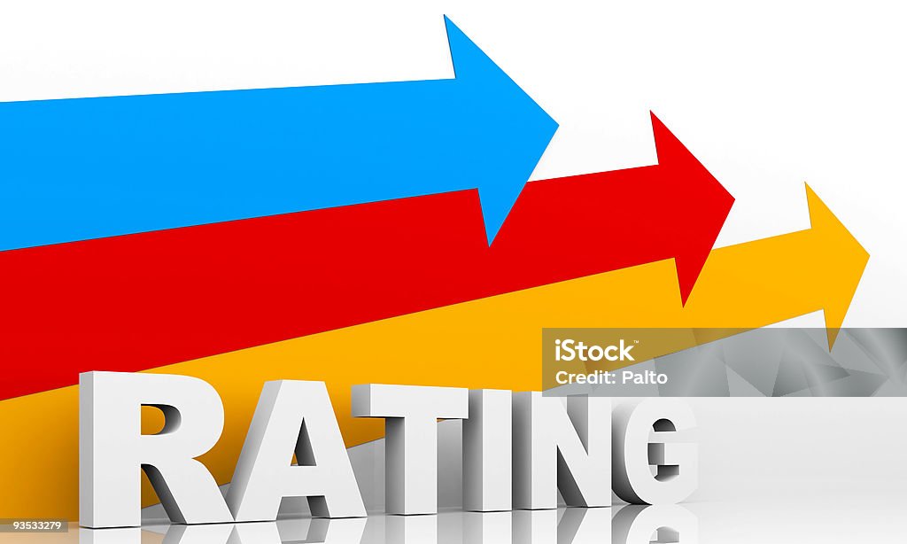 Rating  High Up Stock Photo