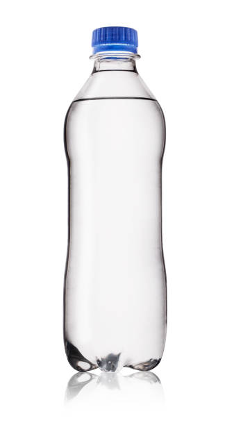 istock White water bottle with blue lid 935333994