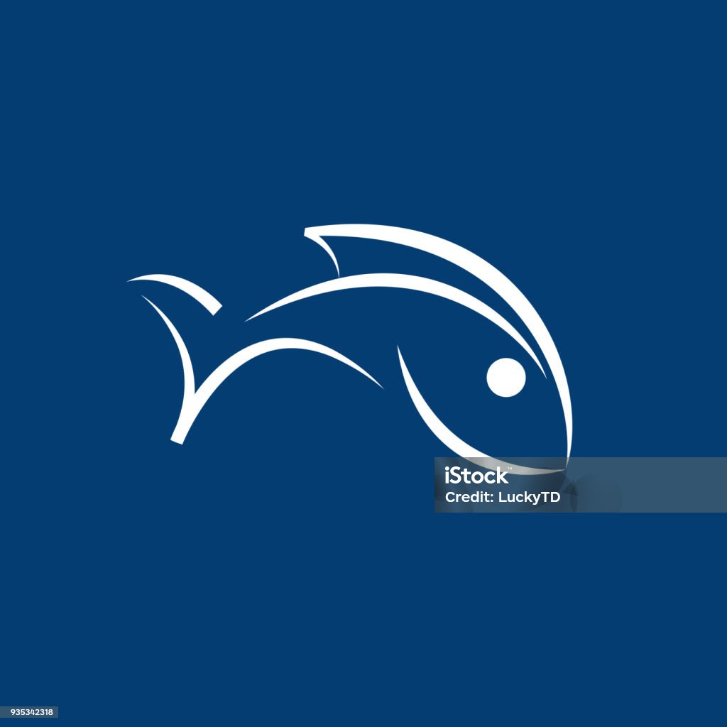 Fish Vector Abstract Vector Sign Abstract Fish Stock Illustration - Download Image Now ...