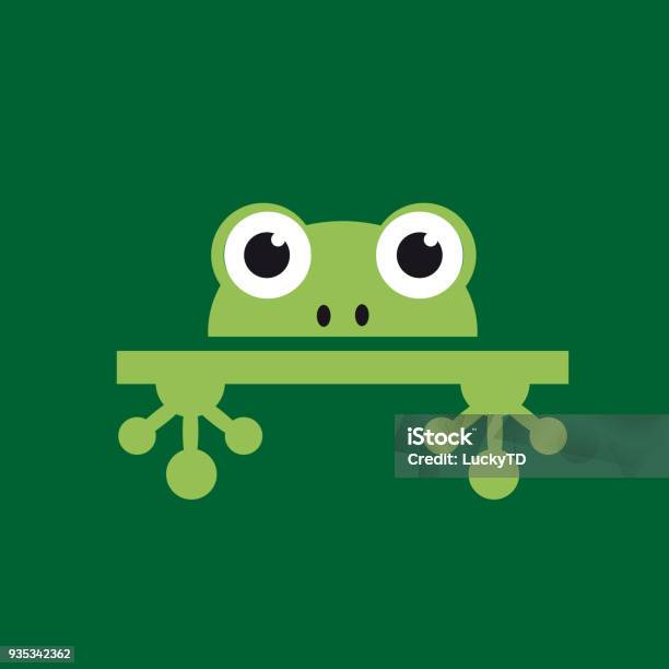 Vector Sign Frog Company Stock Illustration - Download Image Now - Frog, Jumping, Icon Symbol