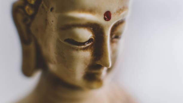 istock a symbol of Buddhism. Buddha statue 935342784