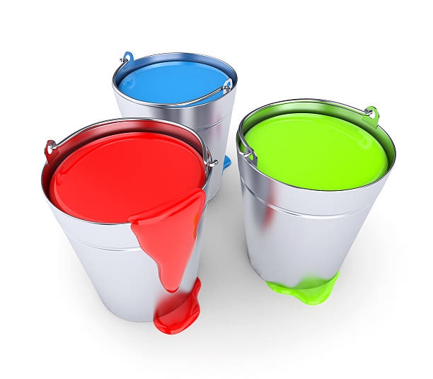 istock RGB - Buckets with a paint 93534318