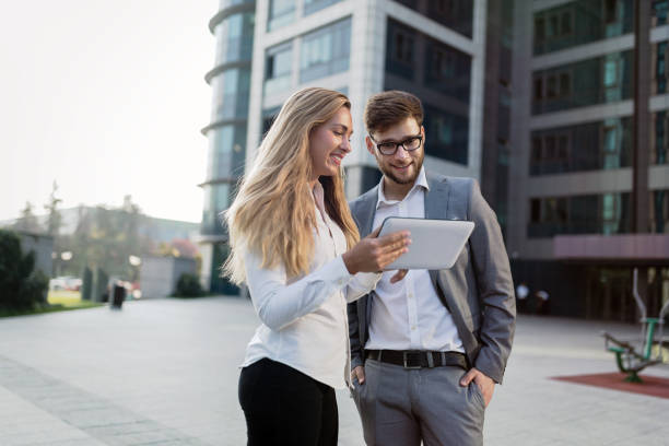 istock Business people walking outdoors 935346508