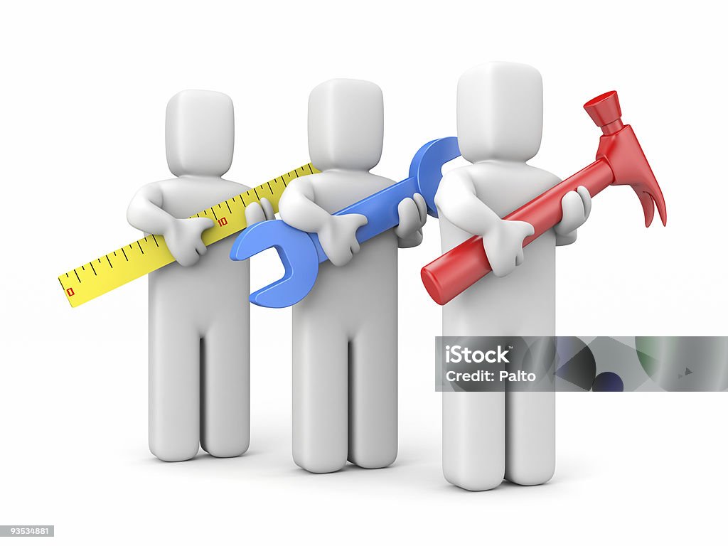 Workers  Clip Art Stock Photo