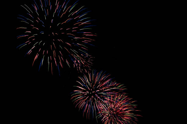 istock Cluster of colorful fireworks show 935360724