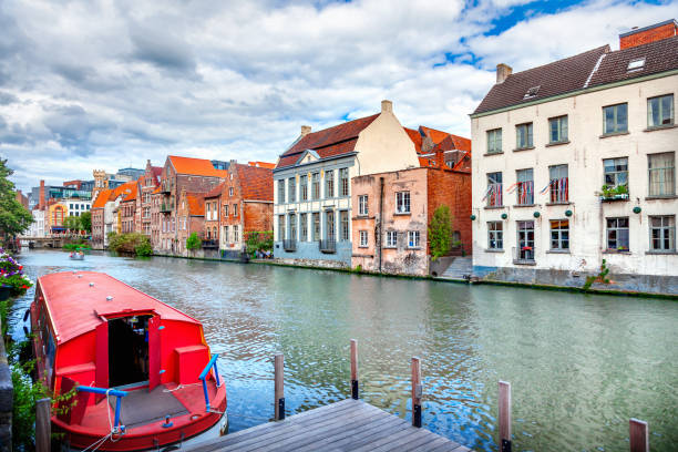 istock Canals of Gent, Belgium 935366222