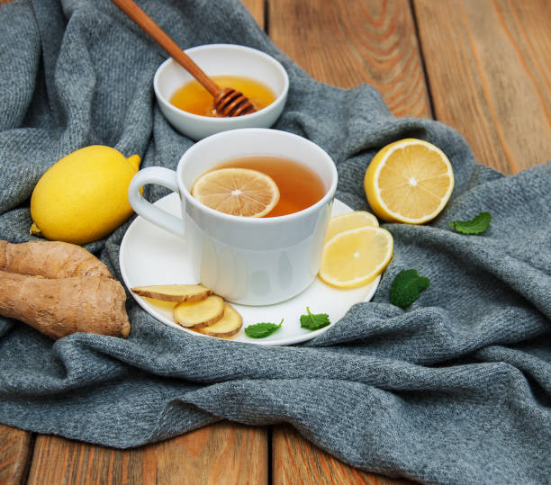 istock Cup of tea with lemon and ginger 935366698