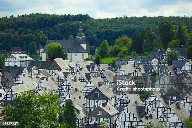 Freudenberg In Germania - Fotografie stock e altre immagini di Freudenberg - Freudenberg, Casa, Casa a schiera