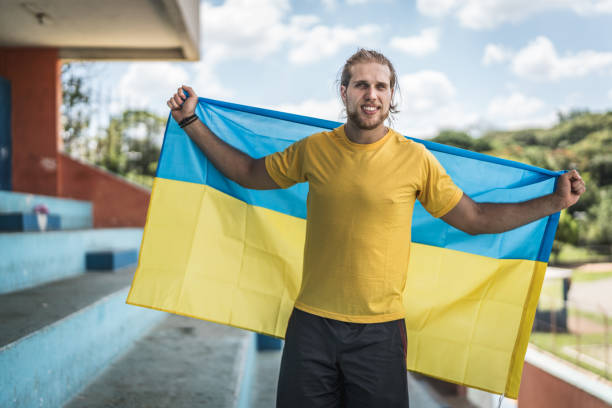 istock Ukranian fan portrait 935373288