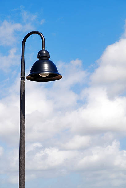 istock Single hooded street ligh 93538834