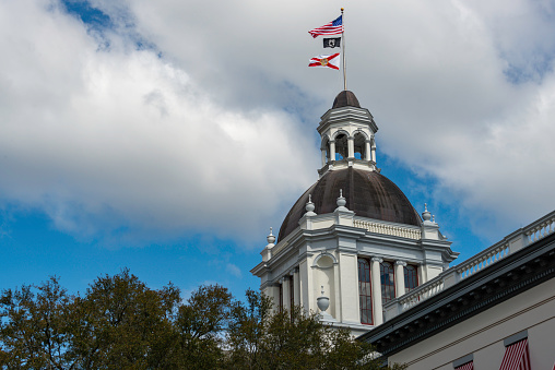 The beautiful state capitol building of the state of Florida, located in Tallahassee.