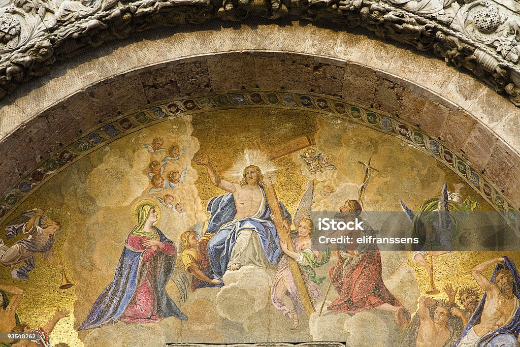 세부 세인트마크 성당, 베니스 - 로열티 프리 0명 스톡 사진