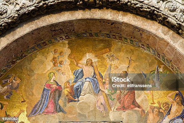 Detalhe De Santo Mark Catedral Veneza - Fotografias de stock e mais imagens de Arquitetura - Arquitetura, Arte, Basílica