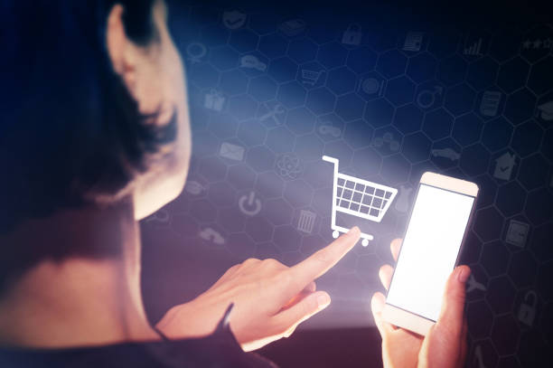 istock Concept of online shopping. 935403118