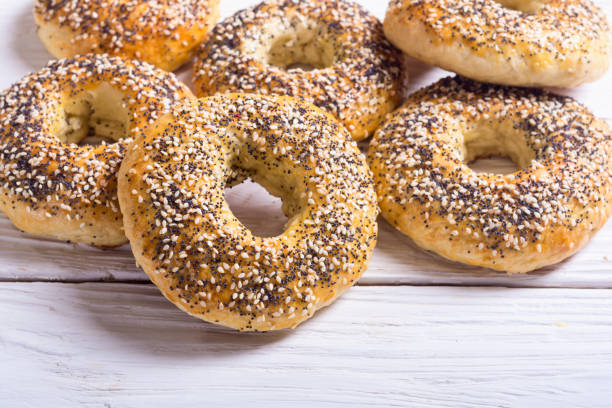 istock Homemade new york bagels 935403906