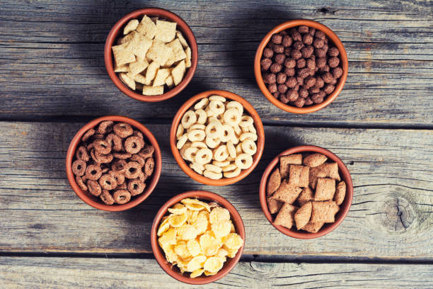 istock Cereals . Breakfast with milk and chocolate cornflakes 935404228
