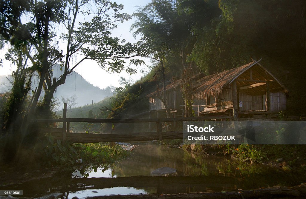 Village House  Asia Stock Photo