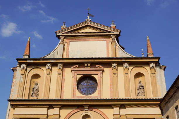 istock Architectural facade details of Baroque Church 935405228