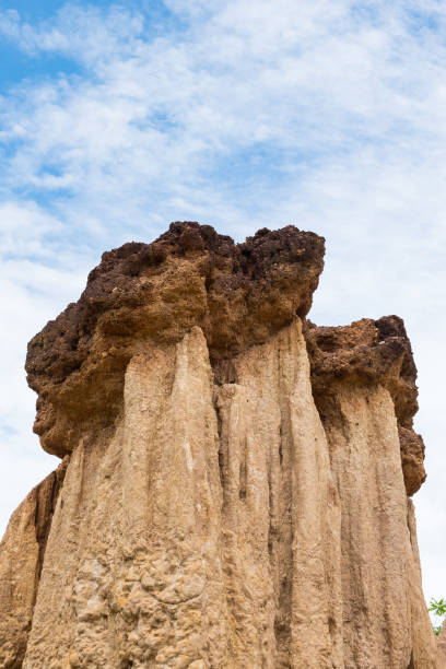 istock The strange shapes pillar called Sao Din Na Noi with blue sky 935407470