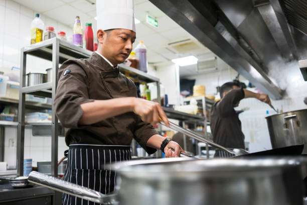 istock Cooking in Chinese restaurant 935412234