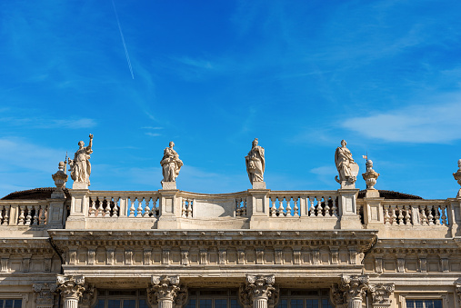 Torino Italy - Detail of Palazzo Madama