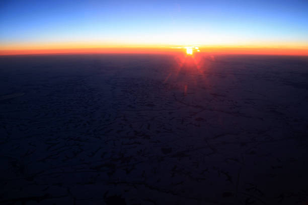 istock Sunset over the Siberian Ice Desert 935412490