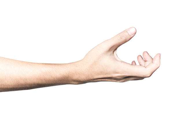 istock hand holding something like a bottle or can 935427158