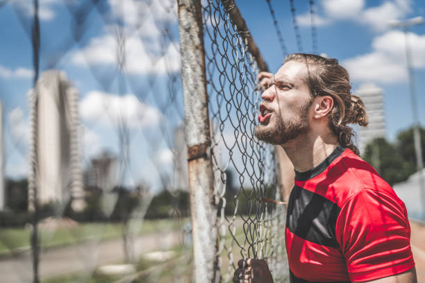 istock Soccer athlete man portrait 935433232