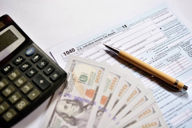 istock Filling US Tax Form 935445380