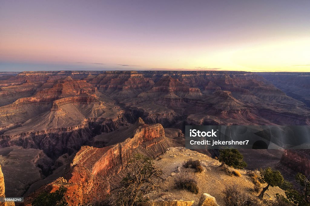 Sonnenaufgang am Grand Canyon - Lizenzfrei Am Rand Stock-Foto