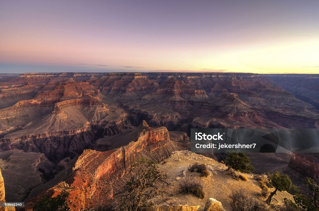 Wschód słońca w Grand Canyon - Zbiór zdjęć royalty-free (Ameryka)
