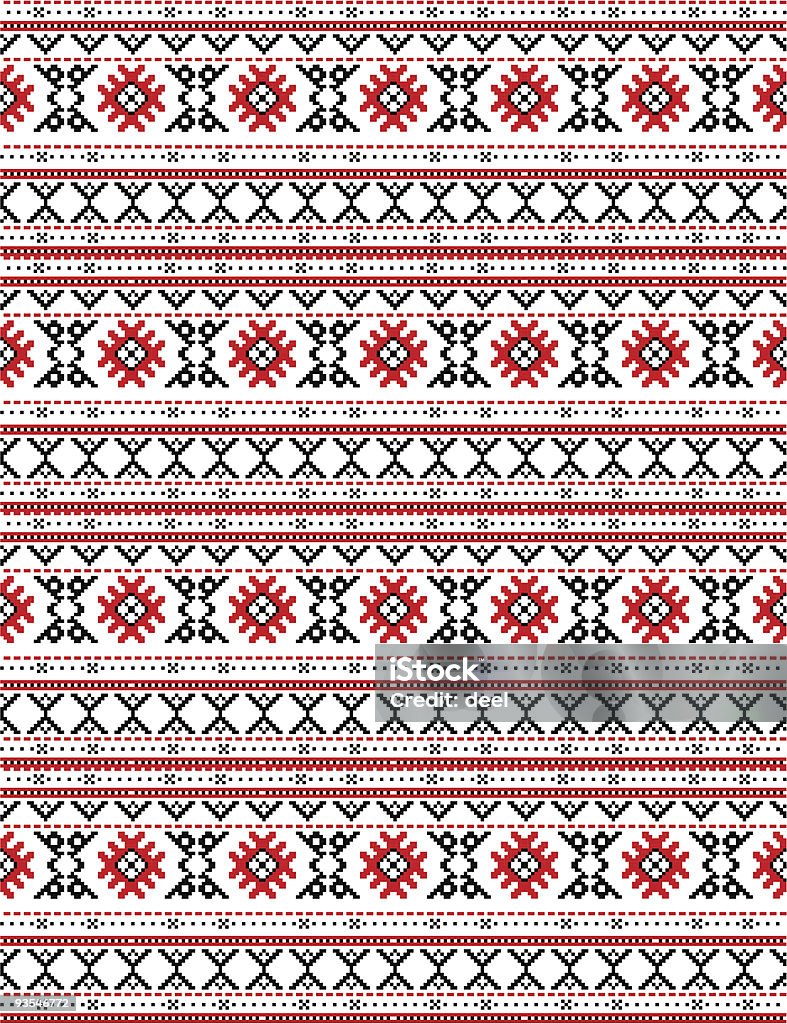 Rosyjski tradycyjne hafty. - Grafika wektorowa royalty-free (Bez ludzi)