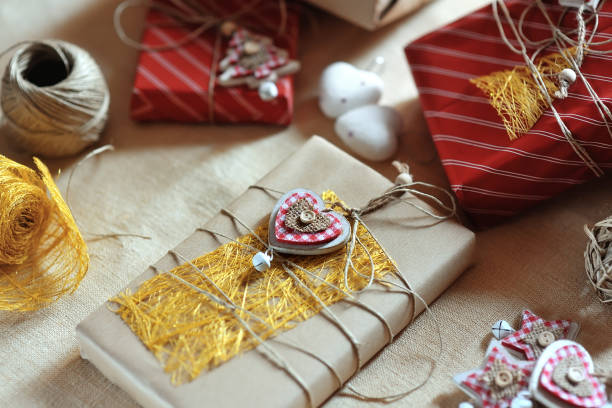 istock handcrafted christmas package gift and decoration 935472276