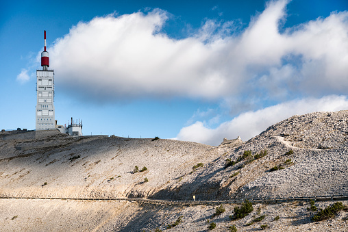 France, Provence, Vaucluse, Mont Ventoux, summit with transmitter station