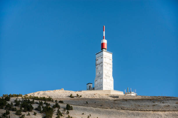 France, Provence, Vaucluse, Mont Ventoux, summit with transmitter station