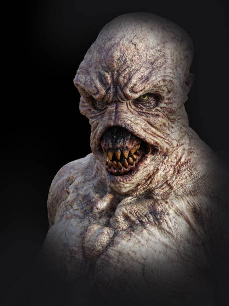 istock 3D rendering of a fantasy demon monster creature. 935476188
