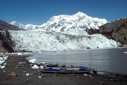 panoramic view of perito moreno glacier, argentina