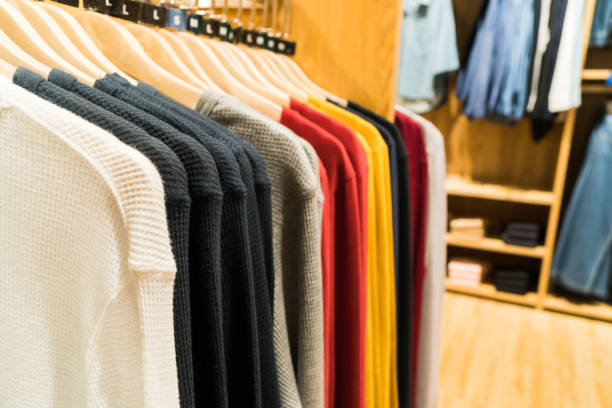 istock Clothes  show in the department store 935488836