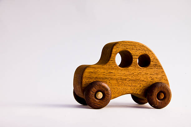 istock Retro wooden toy car 93549204
