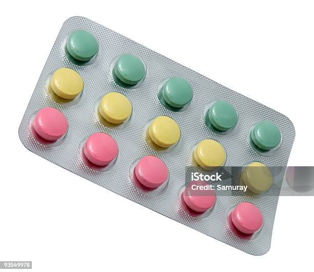 Pillole In Blister - Fotografie stock e altre immagini di Accudire - Accudire, Antibiotico, Antidepressivo