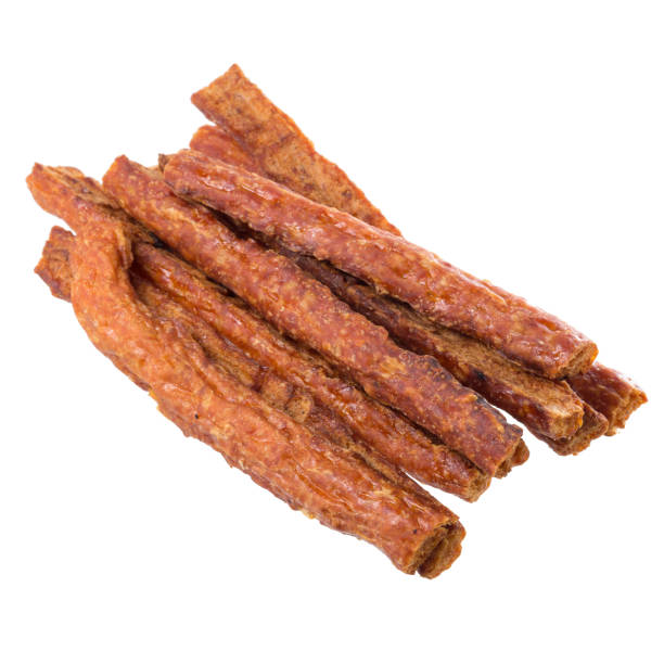 istock Pounded pork Bar, Dry pork Bar isolated on a white background 935511746