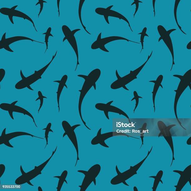 Small Shark Grid Pattern Shark Pattern Illustration Vector Stock Illustration - Download Image ...