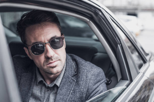 istock Business man in a car 935537836
